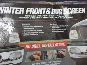 Winter Front and Bug Screen...