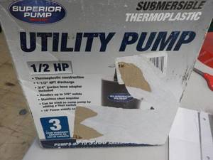 Superior Pump 12 HP...