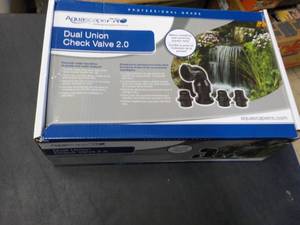 Aqua Scaper Dual Union Check Value ...