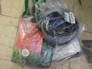 Cactus Mix and Irrigation Tubing...