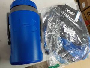 Under Armour Thermos and Carmelbak...