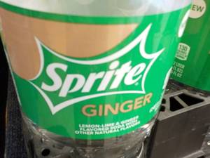 8 - 2 liter Bottles Sprite Ginger...