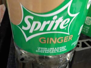 8 - 2 liter Bottles Sprite Ginger...