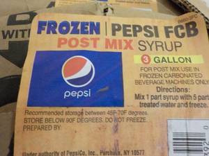 3 Gallon Frozen Pepsi Port Mix Syru...