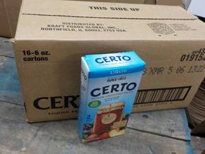 Carton of 16  - 6 oz Certo...