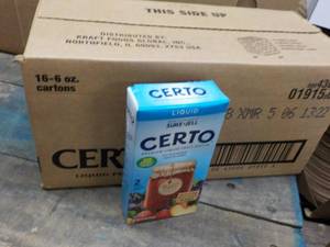 Carton of 16  - 6 oz Certo...