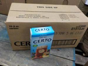 Carton of 16  - 6 oz Certo...