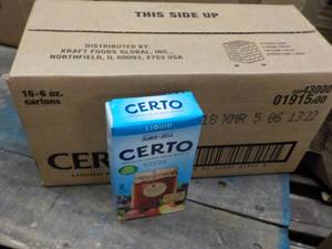 Carton of 16  - 6 oz Certo...