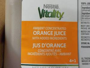 3 - 3 Liter  Nestle Vitality Concen...