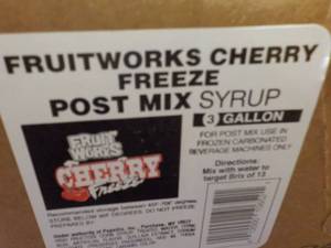 3 Gallon Fruitworks Cherry Freeze P...