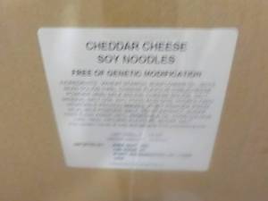 Box of 10 kg Cheddar Cheese Soy Noo...