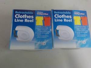 Lot of 2 Retractable Clothes Line R...