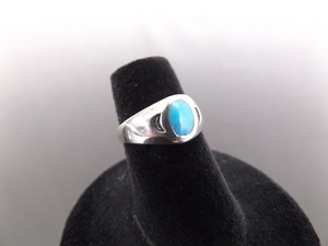 .925 Sterling Silver Inlayed Sleeping Beauty Ring Size 5