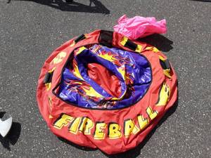 lot 59 image: Fire Ball Pull Behind Tube