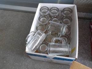 lot 9 image: lot of glass mugs...