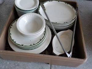 lot 12 image: lot of restaurant dishes...
