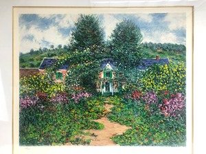 lot 20 image: LARGE Framed Signed & Numbered James Scoppetone Lithograph