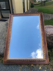 lot 67 image: Large Beveled Rectangular Wall Mirror