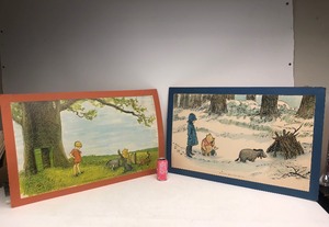 lot 127 image: Vintage 1973 WINNIE THE POOH Posters