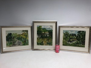 lot 141 image: Group of 3 Signed Dated Artist RUTH ANDERSON MN Scenes Watercolor Paintings 