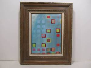 lot 163 image: Original Contemporary Oil on Canvas Abstract Art