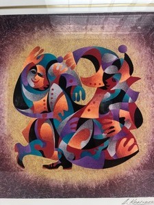lot 49 image: Framed Anatole Krasnyansky Print
