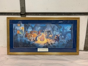 lot 177 image: Large Framed Scott Gustafson Print - Touched by Magic