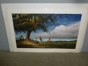 lot 4 image: Terry Redlin Print