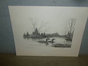 lot 6 image: Terry Redlin Print