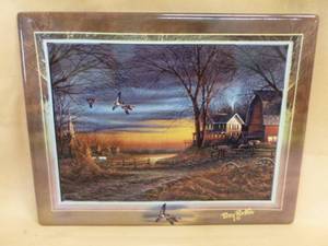 lot 211 image: Terry Redlin Tile Decoration