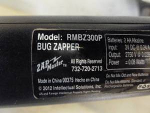 lot 216 image: Bug Zapper