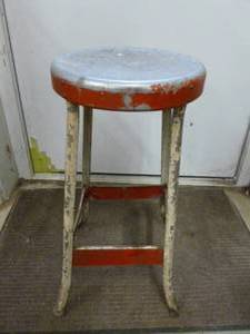 lot 396 image: Vintage Shop Stool