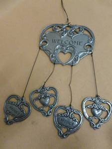 lot 429 image: Pewter Windchime