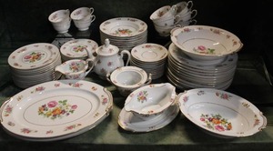 lot 5 image: HUGE 65 Pc. Lot of Noritake Dresala China Made in Occupied Japan