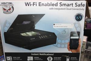 lot 52 image: Night Owl Wi-Fi Enabled Smart Safe with Integrated Cloud Connectivity