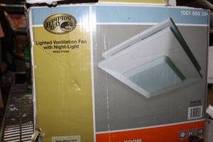 lot 93 image: Hampton Bay 50 CFM Ceiling Bath Fan with Night Light
