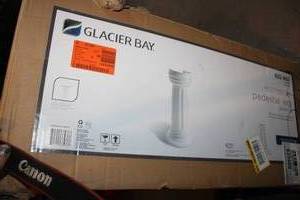 lot 14 image: Glacier Bay Westminster Pedestal Sink Leg, White
