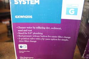 lot 35 image: 2 GE High-Flow Household Water Filtration Units