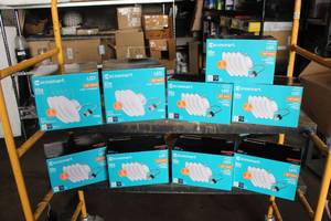 lot 94 image: LARGE Lot of LED Ecosmart Light Bulbs