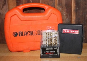 lot 145 image: Black & Decker, Craftsman & Tool Shop Drill and Screwdriver Bits