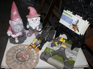 lot 146 image: Outdoor Decor & Maintenance, Including Gnomes