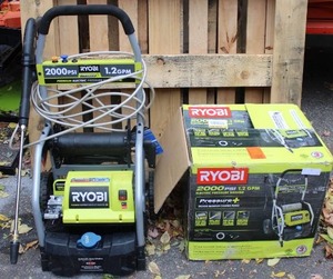 lot 2 image: Ryobi 2000 PSI Electric Power Washer