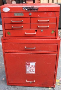 lot 9 image: 2 Piece SLT Tool Storage Chest
