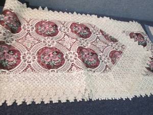 2 Ornate Table Runners...