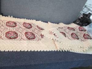 3 Ornate Table Runners...