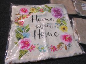 5 Home Sweet Home Sequinned Pillow ...