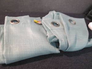 2- 38x63 inch Grommet Curtain Panel...