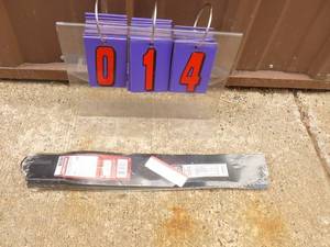Craftsman set of 3 48 mower blades. New condition. As shown.
