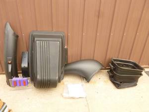 Craftsman 46 grass catcher system. Like new. Appears complete. As shown.