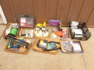 Large assortment of misc hardware. Has something for everyone. As shown.